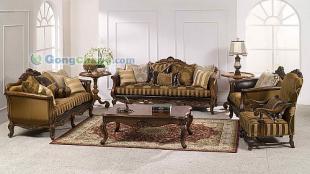 供应江西景德镇新古典家具厂家产品介绍 客厅沙发与电视柜沙发